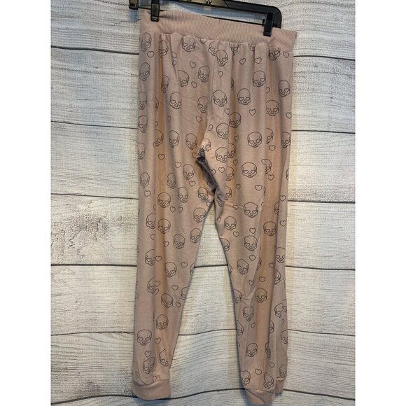 Chaser Little Skulls Knit Lounge Pants Size L - Picture 2 of 3